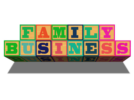 a conceptual illustration of family business or affair.